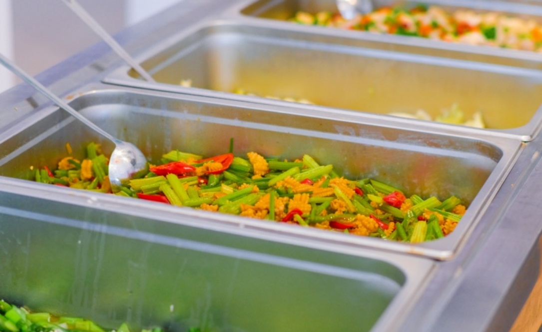 精武武校学生餐食