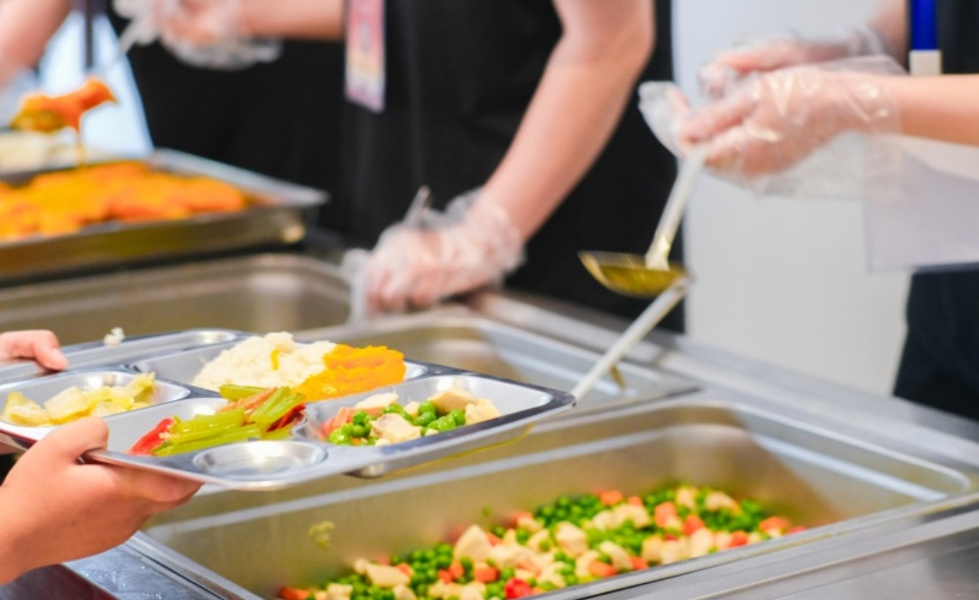 精武武校学生餐食